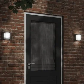 Apliques de exterior 2 unidades acero inoxidable negro by , Outdoor lighting - Ref: Foro24-4006299, Price: 35,02 €, Discount: %