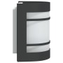 Apliques de exterior 2 unidades acero inoxidable negro de , Iluminación de exterior - Ref: Foro24-4006299, Precio: 34,99 €
