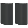 Lámparas de pared de exterior 2 uds aluminio fundido negro de , Iluminación de exterior - Ref: Foro24-4006315, Precio: 29,83 ...