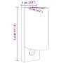 Lámparas de pared de exterior con sensor 2 uds aluminio negro von , Außenbeleuchtung - Ref: Foro24-4006317, Preis: 45,96 €, R...