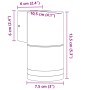 Lámpara de pared de exterior aluminio fundido negro von , Außenbeleuchtung - Ref: Foro24-4006320, Preis: 20,96 €, Rabatt: %