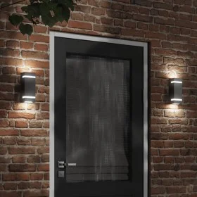 Aplique de exterior de acero inoxidable negro by , Outdoor lighting - Ref: Foro24-4006336, Price: 20,82 €, Discount: %