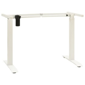 Estructura de escritorio motorizada altura ajustable blanca by vidaXL, Cubicles and work tables - Ref: Foro24-321714, Price: ...