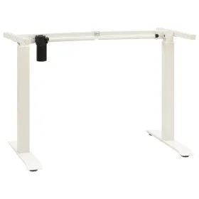 Estructura de escritorio motorizada altura ajustable blanca by vidaXL, Cubicles and work tables - Ref: Foro24-321714, Price: ...