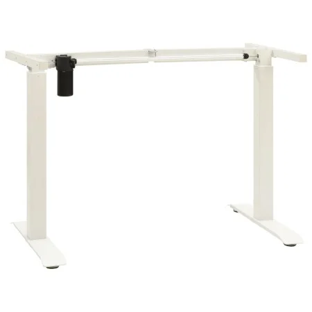 Estructura de escritorio motorizada altura ajustable blanca by vidaXL, Cubicles and work tables - Ref: Foro24-321714, Price: ...