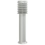 Lámpara de suelo de exterior acero inoxidable plateado 60 cm by , Outdoor lighting - Ref: Foro24-4006357, Price: 40,06 €, Dis...