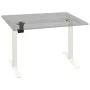 Estructura de escritorio motorizada altura ajustable blanca by vidaXL, Cubicles and work tables - Ref: Foro24-321714, Price: ...