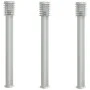 Lámparas de suelo de exterior 3 uds acero inoxidable 110 cm de , Iluminación de exterior - Ref: Foro24-4006360, Precio: 147,9...