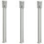 Lámparas de suelo de exterior 3 uds acero inoxidable 110 cm by , Outdoor lighting - Ref: Foro24-4006360, Price: 156,44 €, Dis...