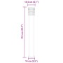 Lámparas de suelo de exterior 3 uds acero inoxidable 110 cm by , Outdoor lighting - Ref: Foro24-4006360, Price: 156,44 €, Dis...