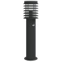 Außen-Stehlampen mit Bewegungssensor, schwarzem Stahl, 60 cm. von , Außenbeleuchtung - Ref: Foro24-4006369, Preis: 51,44 €, R...