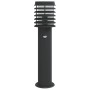 Außen-Stehlampen mit Bewegungssensor, schwarzem Stahl, 60 cm. von , Außenbeleuchtung - Ref: Foro24-4006369, Preis: 51,44 €, R...