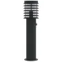 Lámparas de suelo de exterior con sensor acero negro 60 cm de , Iluminación de exterior - Ref: Foro24-4006369, Precio: 47,72 ...