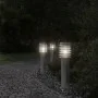 Lámparas de suelo exterior con enchufe 3 uds acero inox 60 cm by , Outdoor lighting - Ref: Foro24-4006374, Price: 118,99 €, D...
