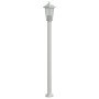 Bodenlampe für den Außenbereich aus silbernem Edelstahl, 120 cm. von , Außenbeleuchtung - Ref: Foro24-4006383, Preis: 48,65 €...