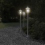 Bodenlampe für den Außenbereich aus silbernem Edelstahl, 120 cm. von , Außenbeleuchtung - Ref: Foro24-4006383, Preis: 48,65 €...