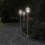 Lámpara de suelo de exterior acero inoxidable plateado 120 cm by , Outdoor lighting - Ref: Foro24-4006383, Price: 47,92 €, Di...