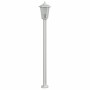 Bodenlampe für den Außenbereich aus silbernem Edelstahl, 120 cm. von , Außenbeleuchtung - Ref: Foro24-4006383, Preis: 48,65 €...