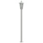 Bodenlampe für den Außenbereich aus silbernem Edelstahl, 120 cm. von , Außenbeleuchtung - Ref: Foro24-4006383, Preis: 48,65 €...