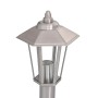 Bodenlampe für den Außenbereich aus silbernem Edelstahl, 120 cm. von , Außenbeleuchtung - Ref: Foro24-4006383, Preis: 48,65 €...