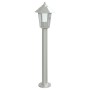 Bodenlampe für den Außenbereich aus silbernem Edelstahl, 80 cm von , Außenbeleuchtung - Ref: Foro24-4006381, Preis: 39,02 €, ...