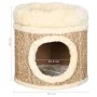 Luxuriöses Katzenhaus mit Seegraskissen 33 cm von vidaXL, Katzenmöbel - Ref: Foro24-170968, Preis: 47,53 €, Rabatt: %