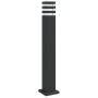Lámpara de suelo de exterior aluminio negro 80 cm by , Outdoor lighting - Ref: Foro24-4006395, Price: 51,24 €, Discount: %