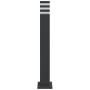Lámpara de suelo de exterior aluminio negro 80 cm by , Outdoor lighting - Ref: Foro24-4006395, Price: 51,24 €, Discount: %