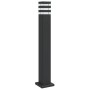 Lámpara de suelo de exterior con enchufe aluminio negro 80 cm by , Outdoor lighting - Ref: Foro24-4006407, Price: 61,56 €, Di...