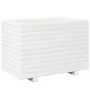 Massive Blumenkasten aus weißem Kiefernholz 70x40x49,5 cm von , Töpfe und Pflanzgefäße - Ref: Foro24-847369, Preis: 115,36 €,...
