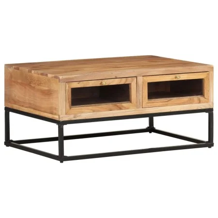 Couchtisch aus massivem Akazienholz, 90 x 60 x 40 cm von vidaXL, Couchtisch - Ref: Foro24-323506, Preis: 153,36 €, Rabatt: %