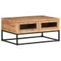 Couchtisch aus massivem Akazienholz, 90 x 60 x 40 cm von vidaXL, Couchtisch - Ref: Foro24-323506, Preis: 153,36 €, Rabatt: %