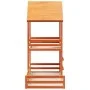 Cama con techo madera maciza pino marrón 90x200 cm de , Camas y somieres - Ref: Foro24-3282392, Precio: 301,67 €, Descuento: %