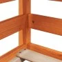 Bett mit massivem Kiefernholzdach in Braun 90x200 cm von , Betten und Lattenroste - Ref: Foro24-3282392, Preis: 301,67 €, Rab...
