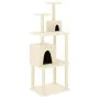 Rascador para gatos con postes de sisal color crema 167 cm de , Mobiliario para gatos - Ref: Foro24-172067, Precio: 53,85 €, ...