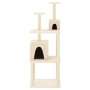 Rascador para gatos con postes de sisal color crema 167 cm de , Mobiliario para gatos - Ref: Foro24-172067, Precio: 51,15 €, ...