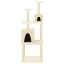 Rascador para gatos con postes de sisal color crema 167 cm de , Mobiliario para gatos - Ref: Foro24-172067, Precio: 53,85 €, ...
