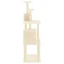 Rascador para gatos con postes de sisal color crema 167 cm de , Mobiliario para gatos - Ref: Foro24-172067, Precio: 53,85 €, ...