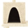 Rascador para gatos con postes de sisal color crema 167 cm de , Mobiliario para gatos - Ref: Foro24-172067, Precio: 51,15 €, ...