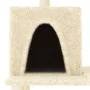 Rascador para gatos con postes de sisal color crema 167 cm de , Mobiliario para gatos - Ref: Foro24-172067, Precio: 53,85 €, ...