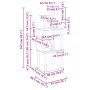 Katzenkratzbaum mit Sisalstangen in Cremefarbe, 167 cm. von , Katzenmöbel - Ref: Foro24-172067, Preis: 51,21 €, Rabatt: %