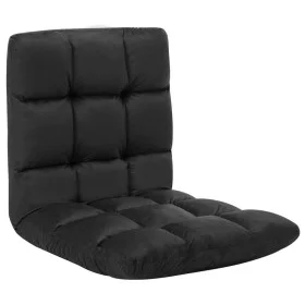 Faltbare Bodenliege aus schwarzem Mikrofasergewebe von , Tagesbetten - Ref: Foro24-325256, Preis: 71,41 €, Rabatt: %