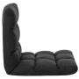 Folding black microfiber floor lounger by , Daybeds - Ref: Foro24-325256, Price: 72,36 €, Discount: %