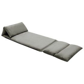 Faltbare Bodenliege aus dunkelgrauer Mikrofaser von , Tagesbetten - Ref: Foro24-325261, Preis: 126,25 €, Rabatt: %
