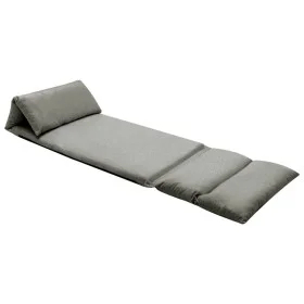 Tumbona de suelo plegable microfibra gris oscuro by , Daybeds - Ref: Foro24-325261, Price: 125,20 €, Discount: %