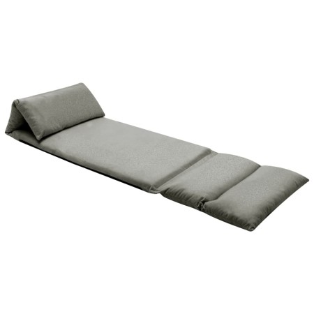 Faltbare Bodenliege aus dunkelgrauer Mikrofaser von , Tagesbetten - Ref: Foro24-325261, Preis: 118,82 €, Rabatt: %