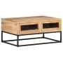 Couchtisch aus massivem Akazienholz, 90 x 60 x 40 cm von vidaXL, Couchtisch - Ref: Foro24-323506, Preis: 153,36 €, Rabatt: %