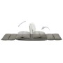 Faltbare Bodenliege aus dunkelgrauer Mikrofaser von , Tagesbetten - Ref: Foro24-325261, Preis: 118,82 €, Rabatt: %