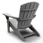 Keter Adirondack Troy gray chair by , Garden chairs - Ref: Foro24-441309, Price: 134,48 €, Discount: %