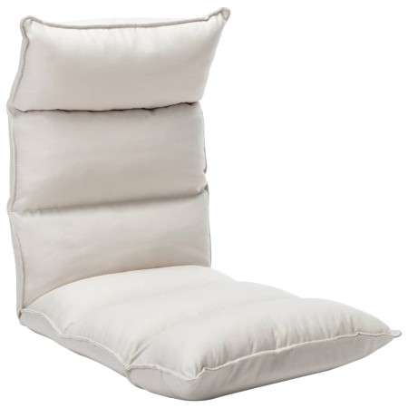 Faltbare Bodenliege aus cremefarbenem Stoff von , Bodenstühle - Ref: Foro24-325237, Preis: 124,87 €, Rabatt: %